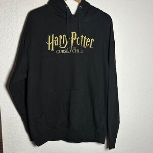 Harry Potter Black Hoodie 2XL Lyric Theatre NYC New York Musical Cursed Child